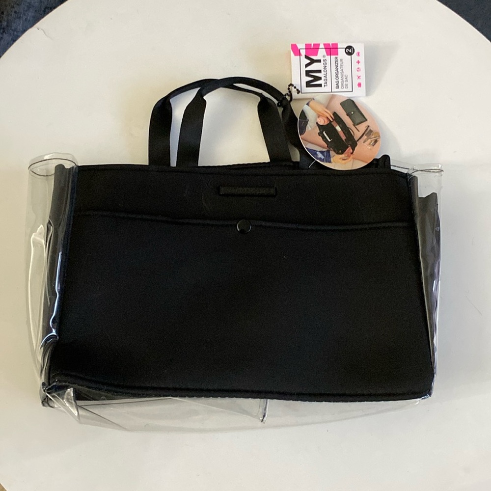 NWT MY Tagalongs Black Bag Organizer